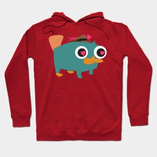 Valentine's Day Baby Perry the Platypus Hoodie